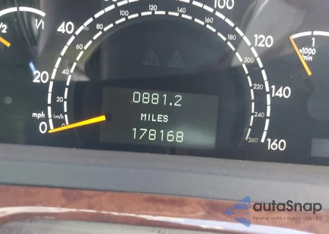 2003 Mercedes-Benz S 500 из США, поврежденный, VIN WDBNG75J83A346497